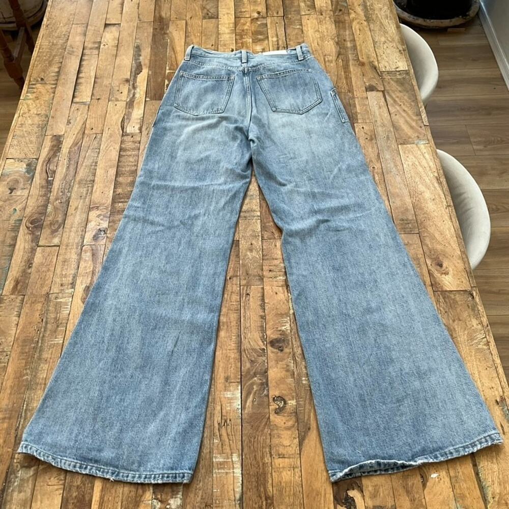 Pistola Jeans High Rise Wide Leg Medium Wash Women's Size 26 - Picture 2 of 16